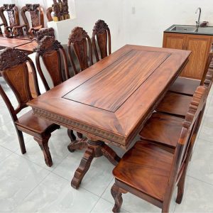 Bàn ăn gỗ muồng 8 ghế