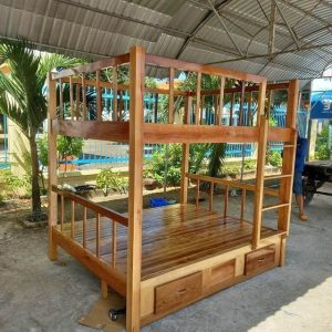 Giường tầng gỗ thao lao